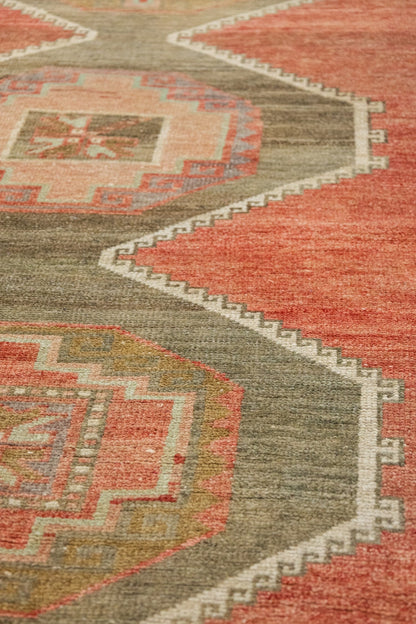 Vintage Anatolian Handwoven Tribal Rug, J87992