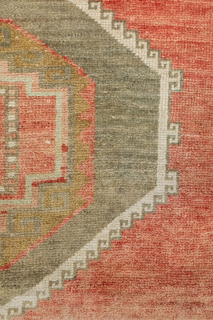 Vintage Anatolian Handwoven Tribal Rug, J87992
