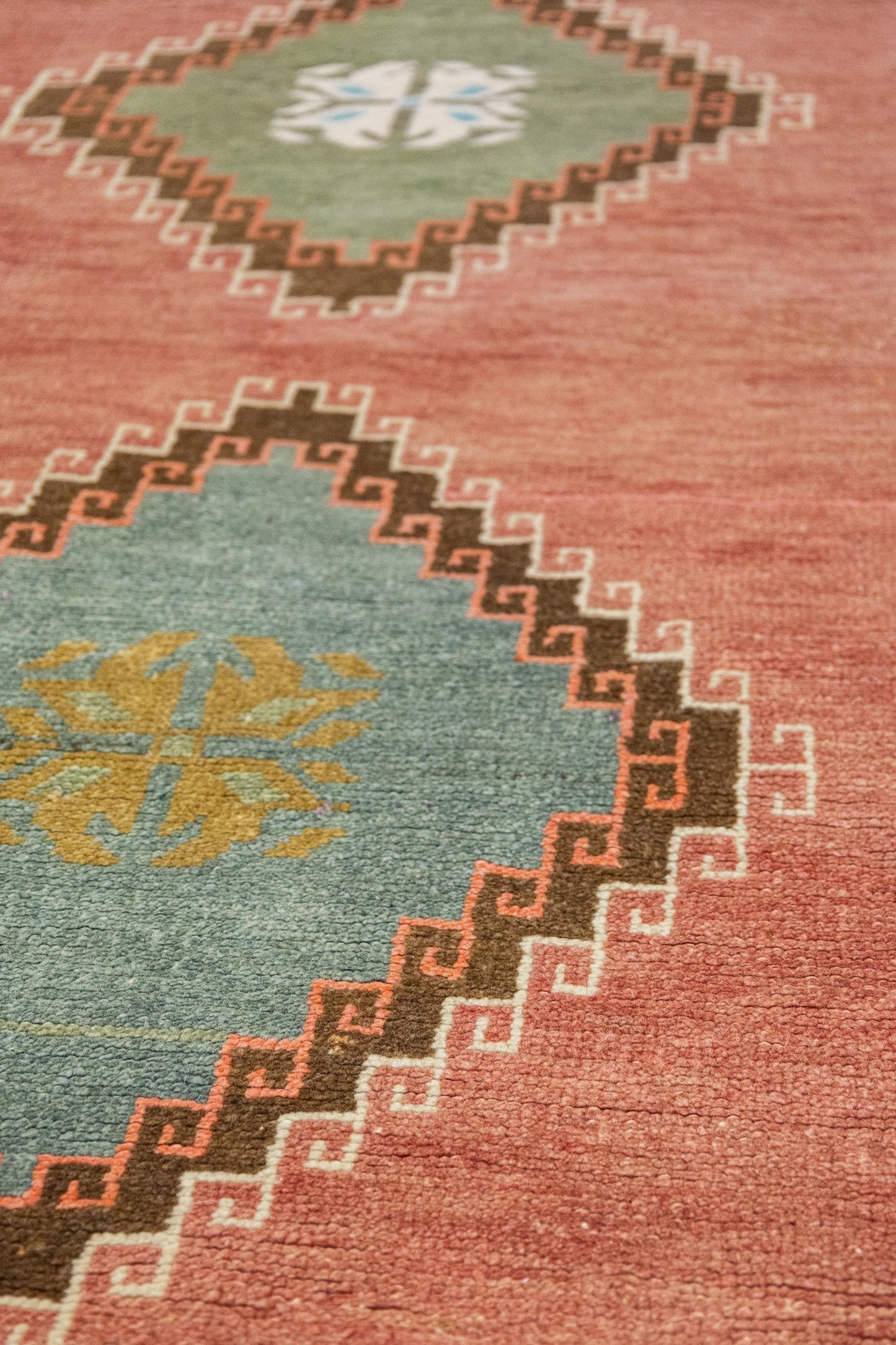 Vintage Anatolian Handwoven Tribal Rug, J87993