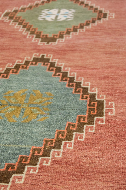 Vintage Anatolian Handwoven Tribal Rug, J87993