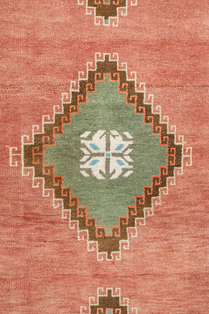 Vintage Anatolian Handwoven Tribal Rug, J87993