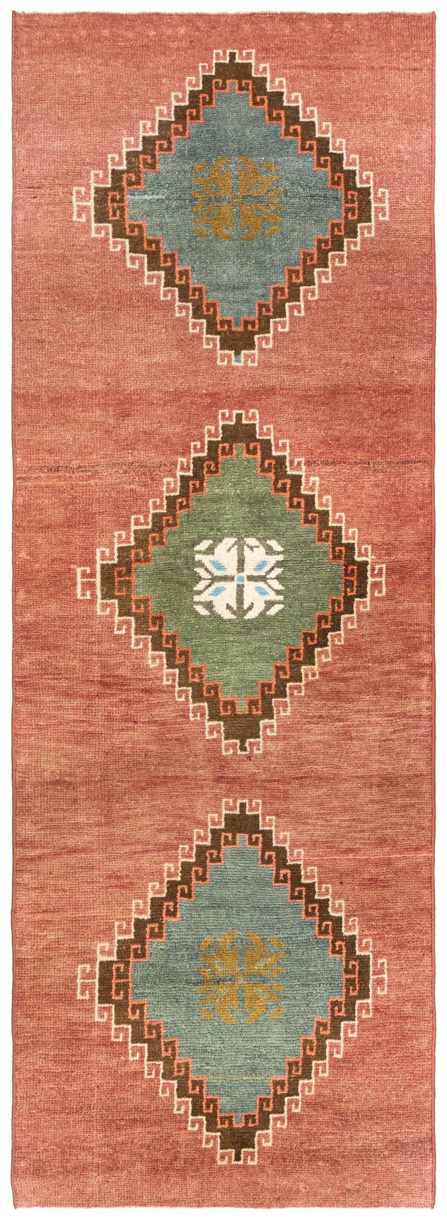 Vintage Anatolian Handwoven Tribal Rug