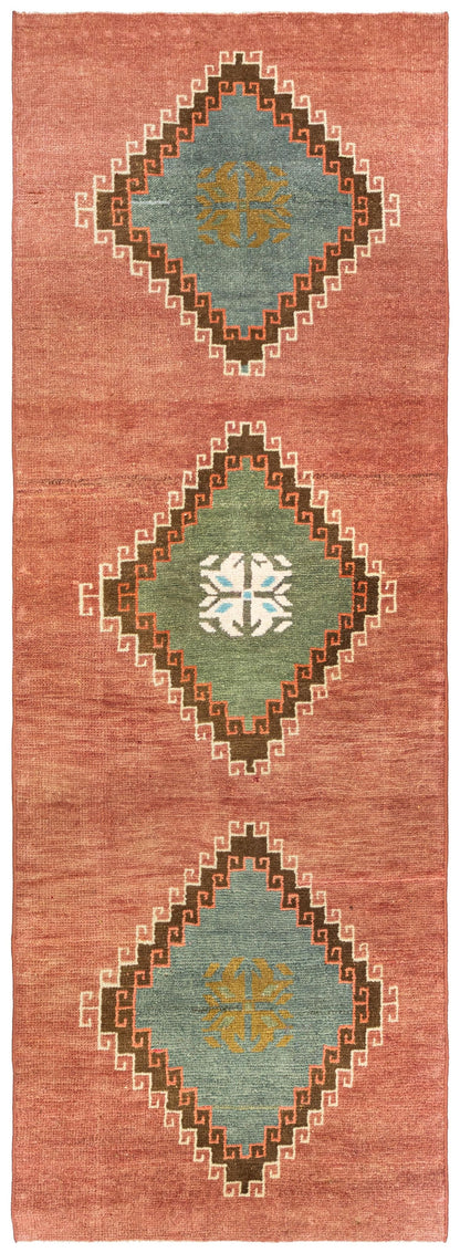 Vintage Anatolian Handwoven Tribal Rug