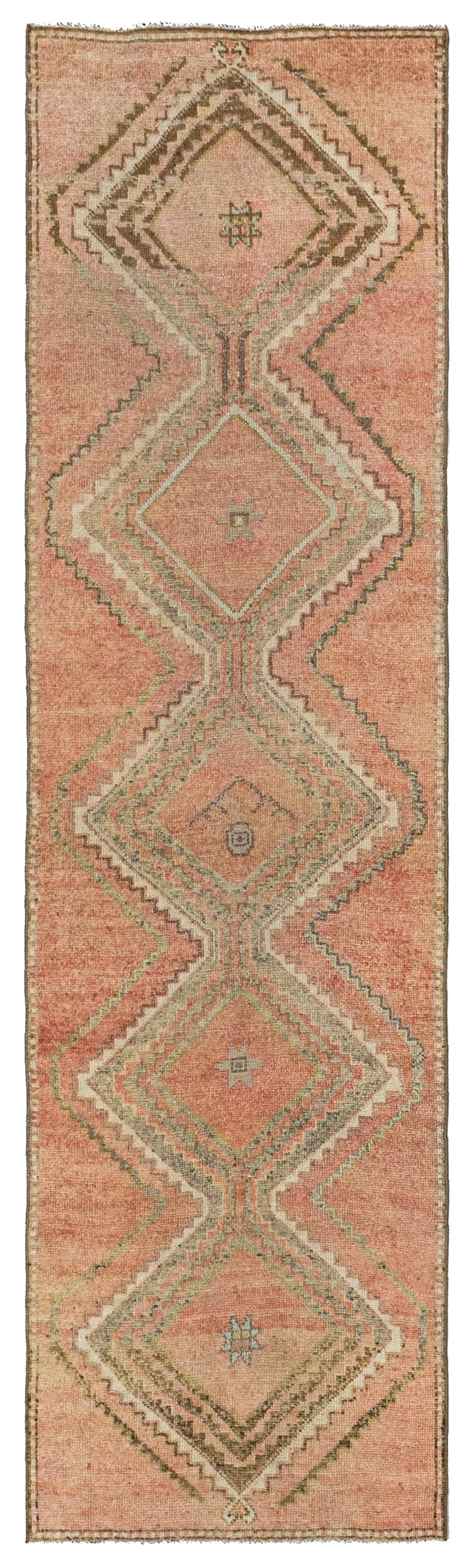 Vintage Anatolian Handwoven Tribal Rug