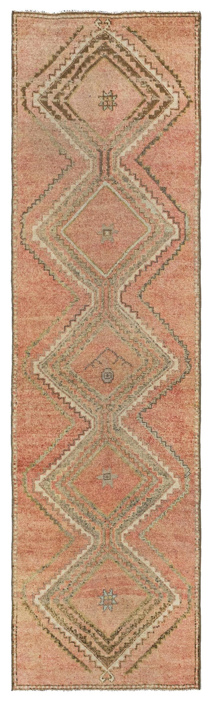 Vintage Anatolian Handwoven Tribal Rug