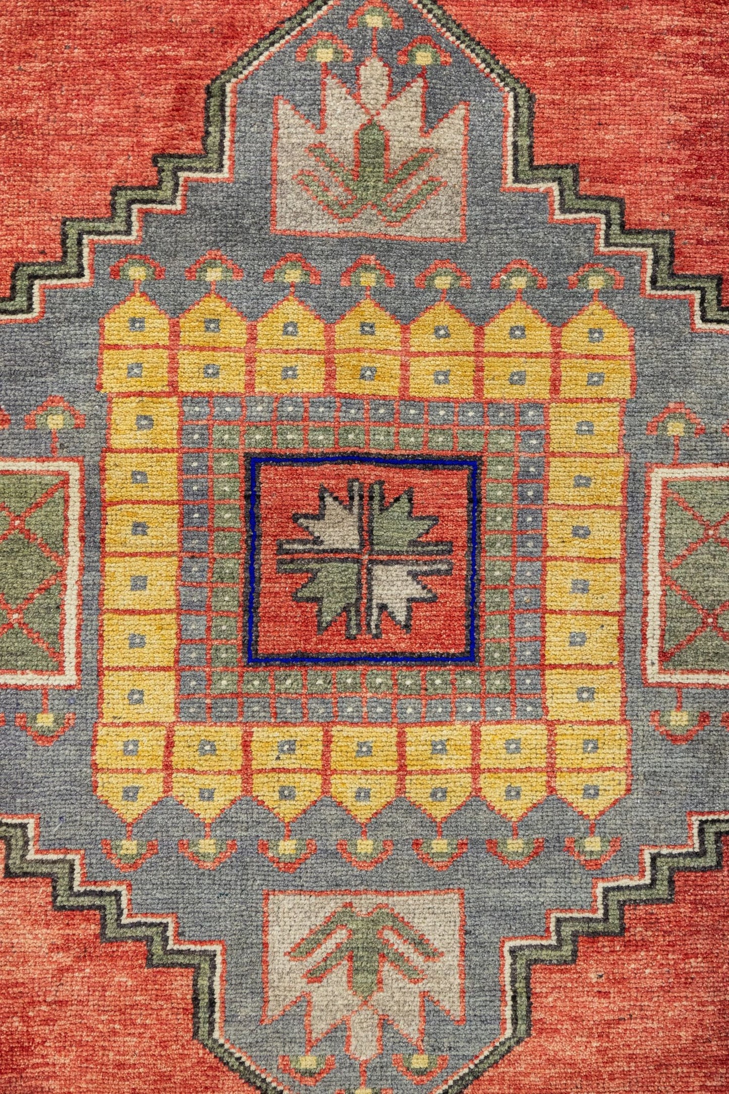 Vintage Anatolian Handwoven Tribal Rug, J87995