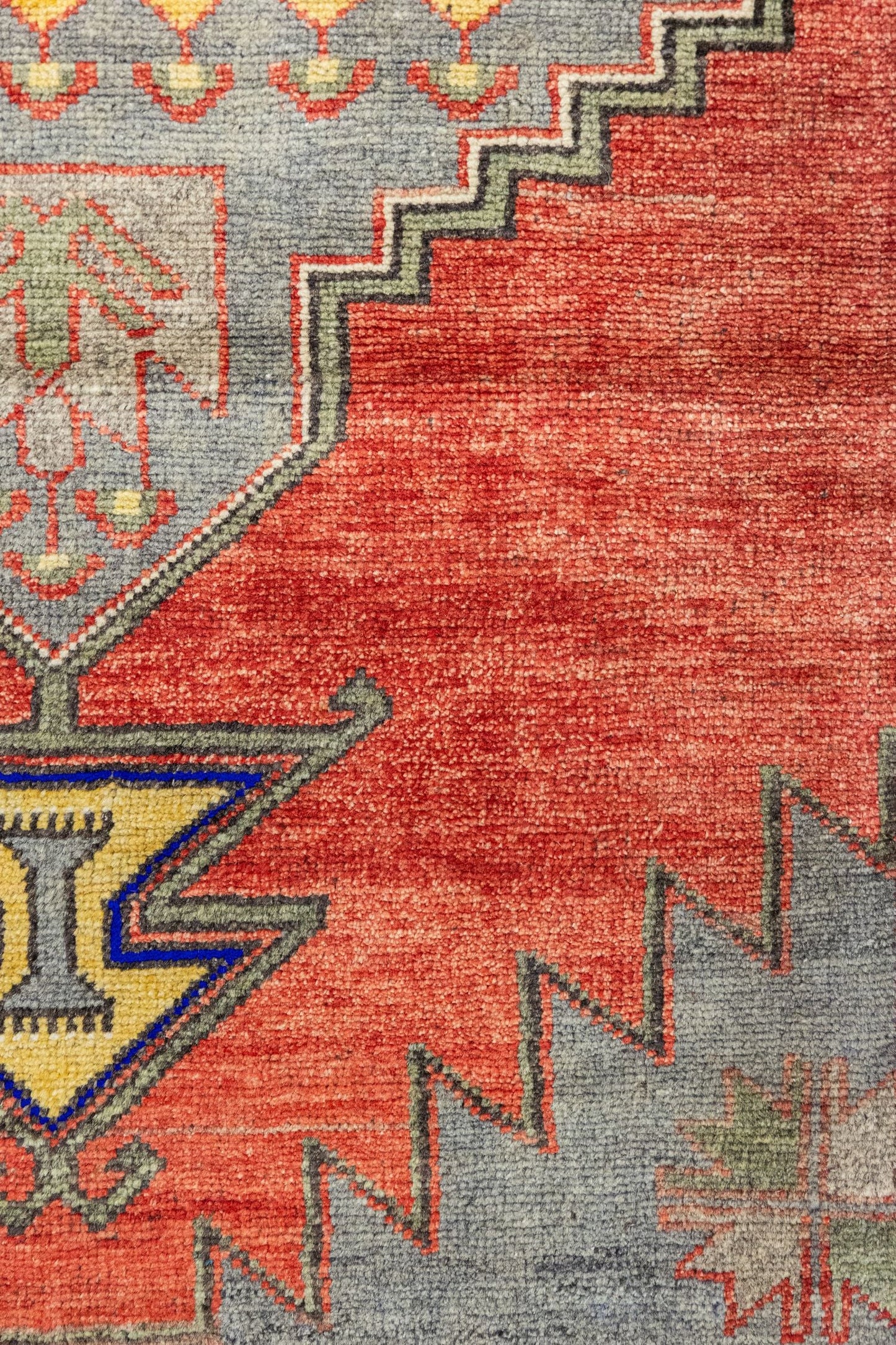Vintage Anatolian Handwoven Tribal Rug, J87995