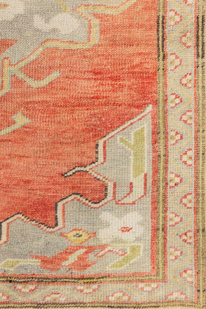 Vintage Anatolian Handwoven Tribal Rug, J87997