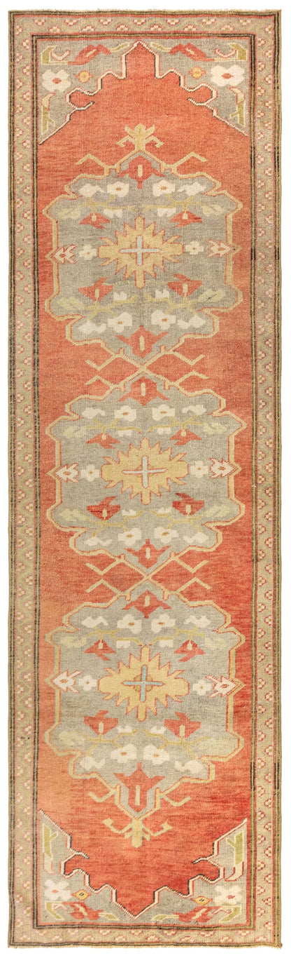 Vintage Anatolian Handwoven Tribal Rug