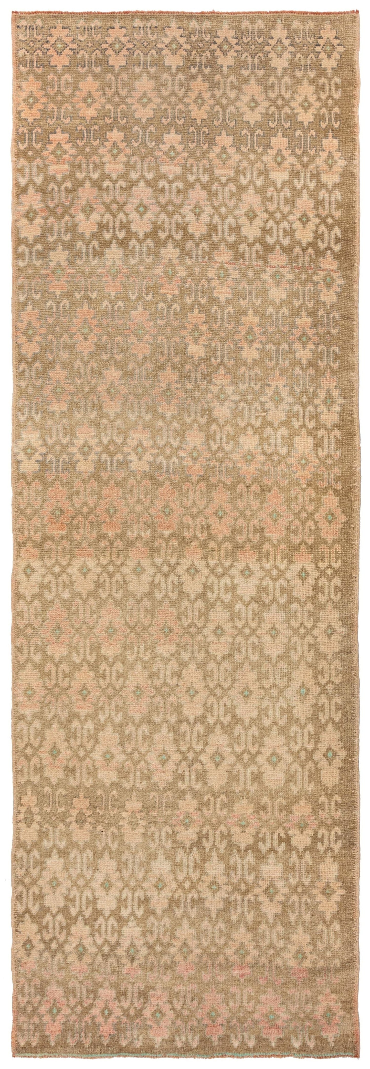 Vintage Anatolian Handwoven Tribal Rug