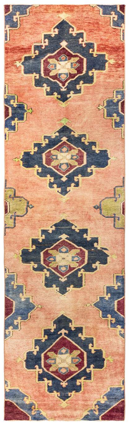 Vintage Anatolian Handwoven Tribal Rug