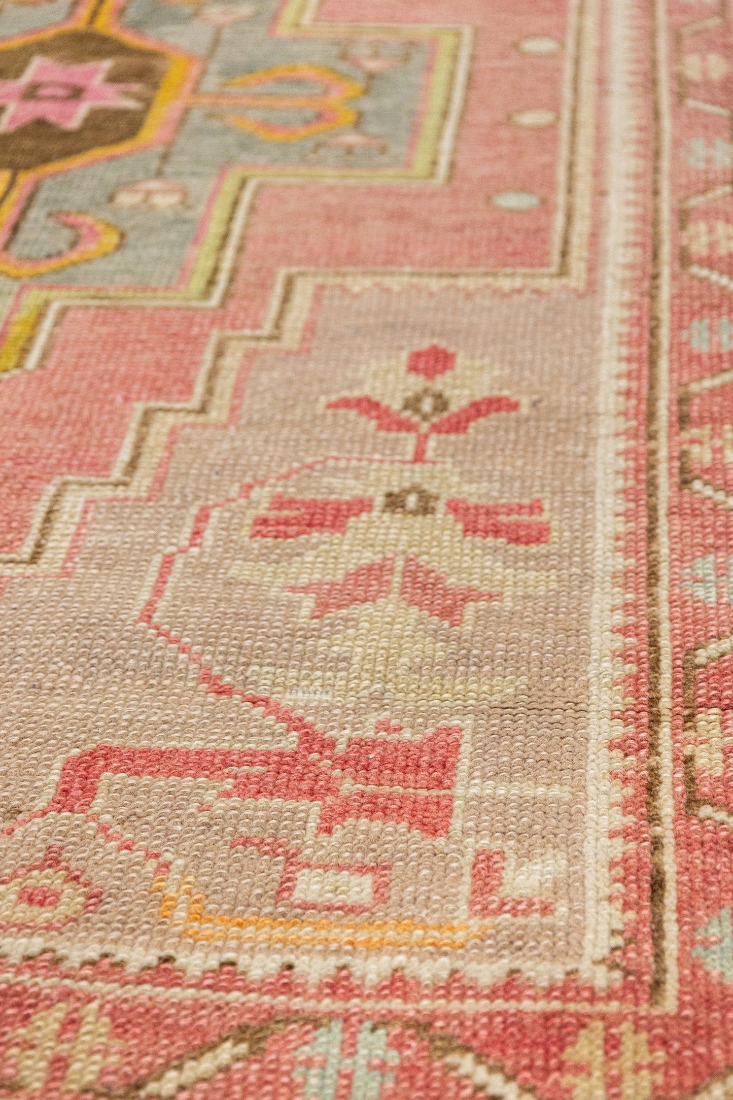 Vintage Anatolian Handwoven Tribal Rug, J88009