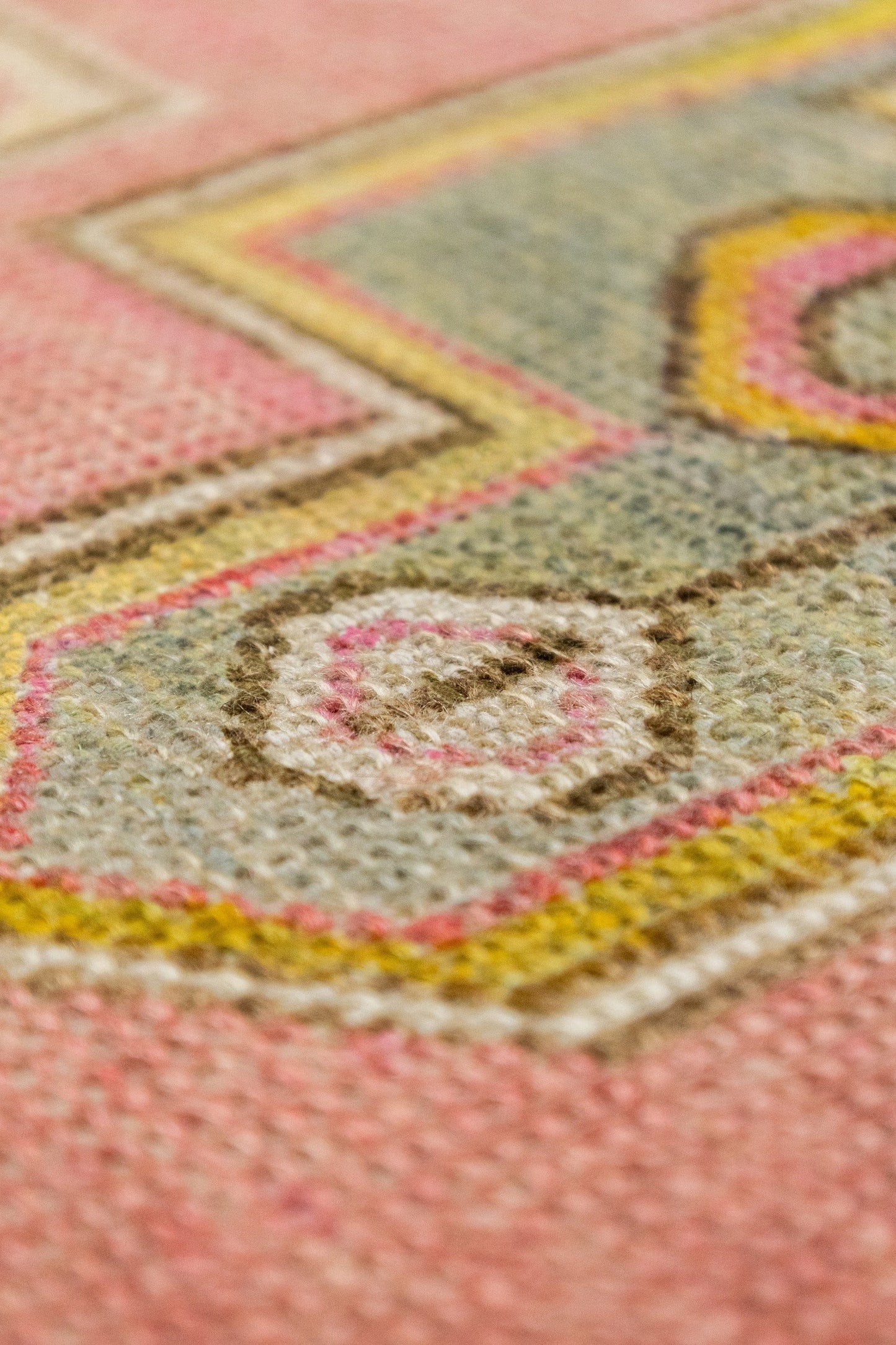 Vintage Anatolian Handwoven Tribal Rug, J88009