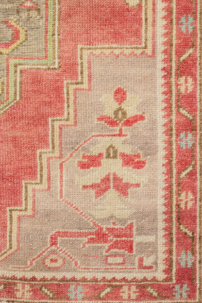Vintage Anatolian Handwoven Tribal Rug, J88009