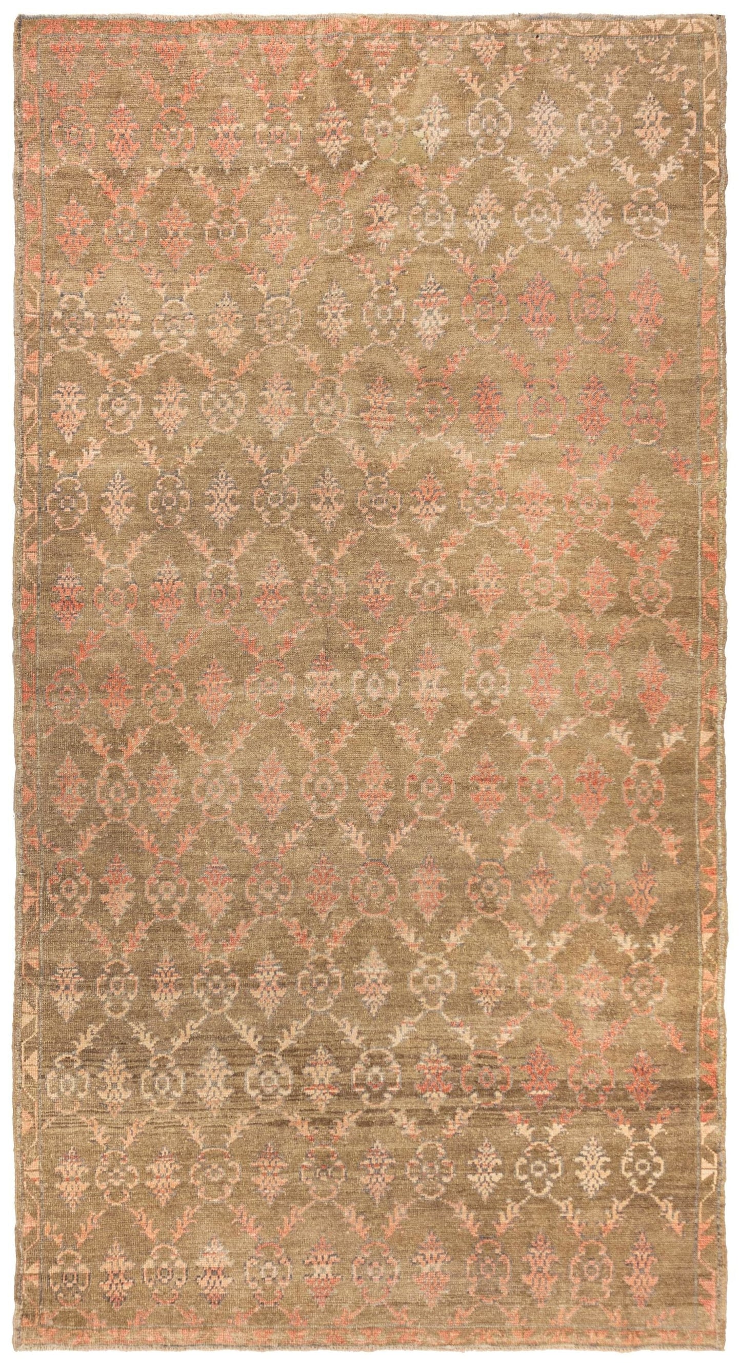 Vintage Anatolian Handwoven Tribal Rug