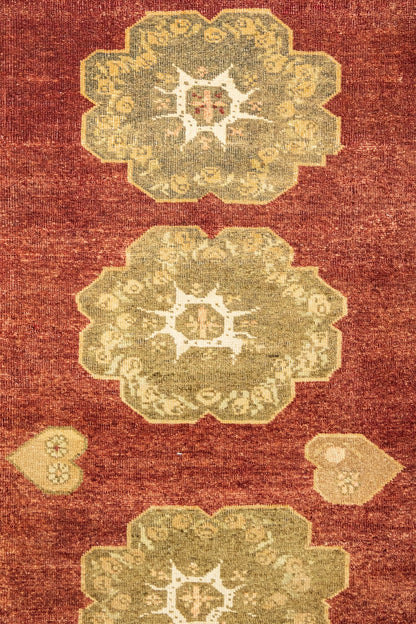 Vintage Anatolian Handwoven Tribal Rug, J88011