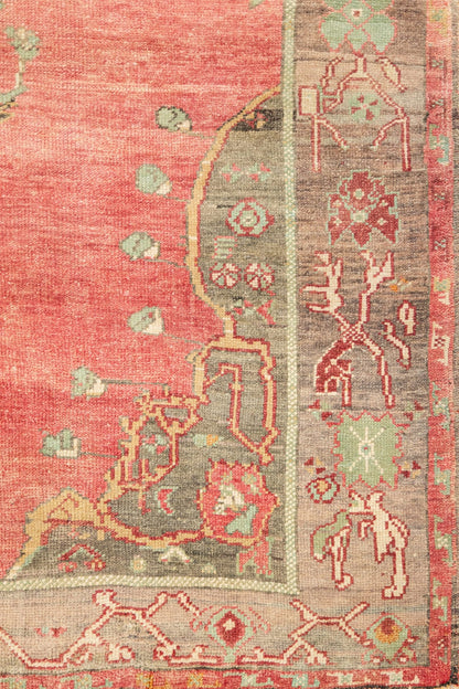 Vintage Anatolian Handwoven Tribal Rug, J88013