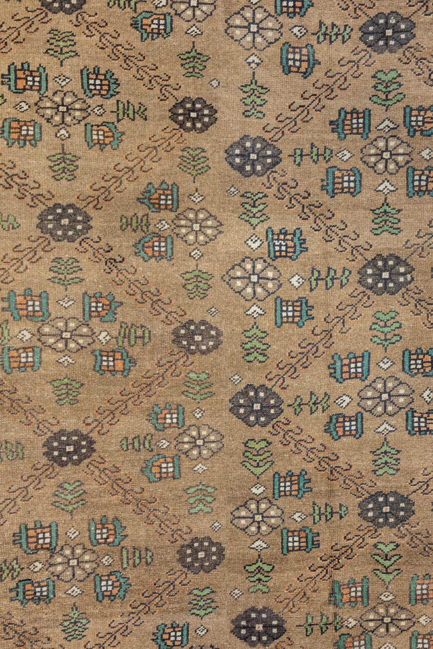 Vintage Anatolian Handwoven Tribal Rug, J88015