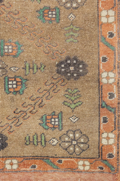Vintage Anatolian Handwoven Tribal Rug, J88015