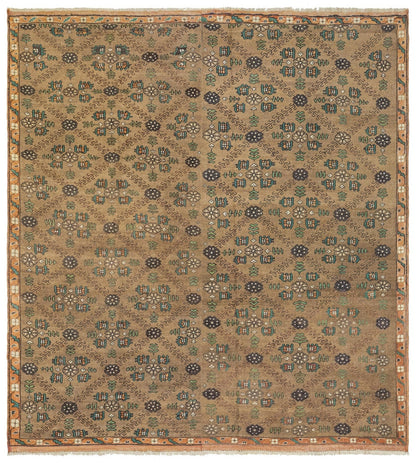 Vintage Anatolian Handwoven Tribal Rug