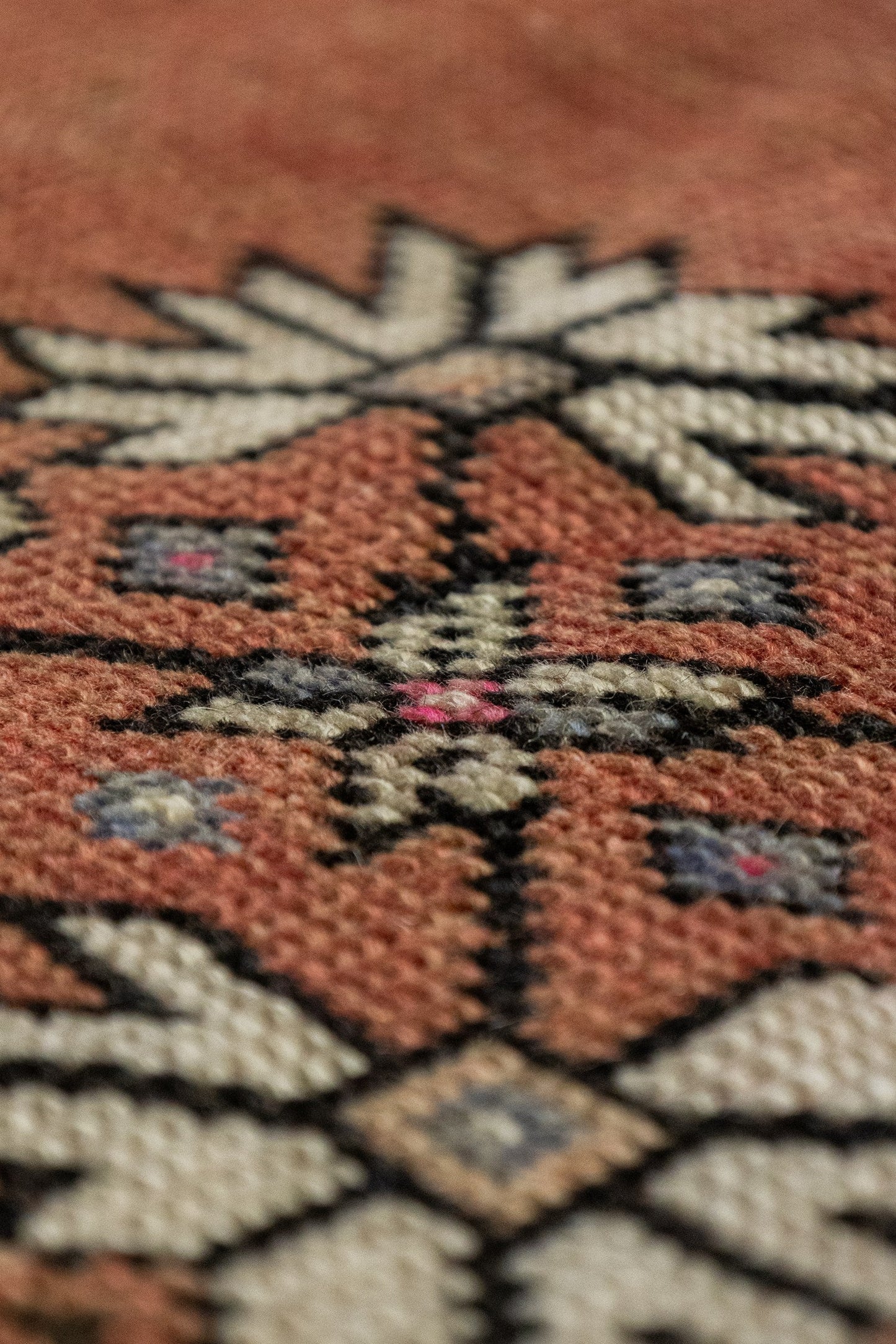 Vintage Anatolian Handwoven Tribal Rug, J88016