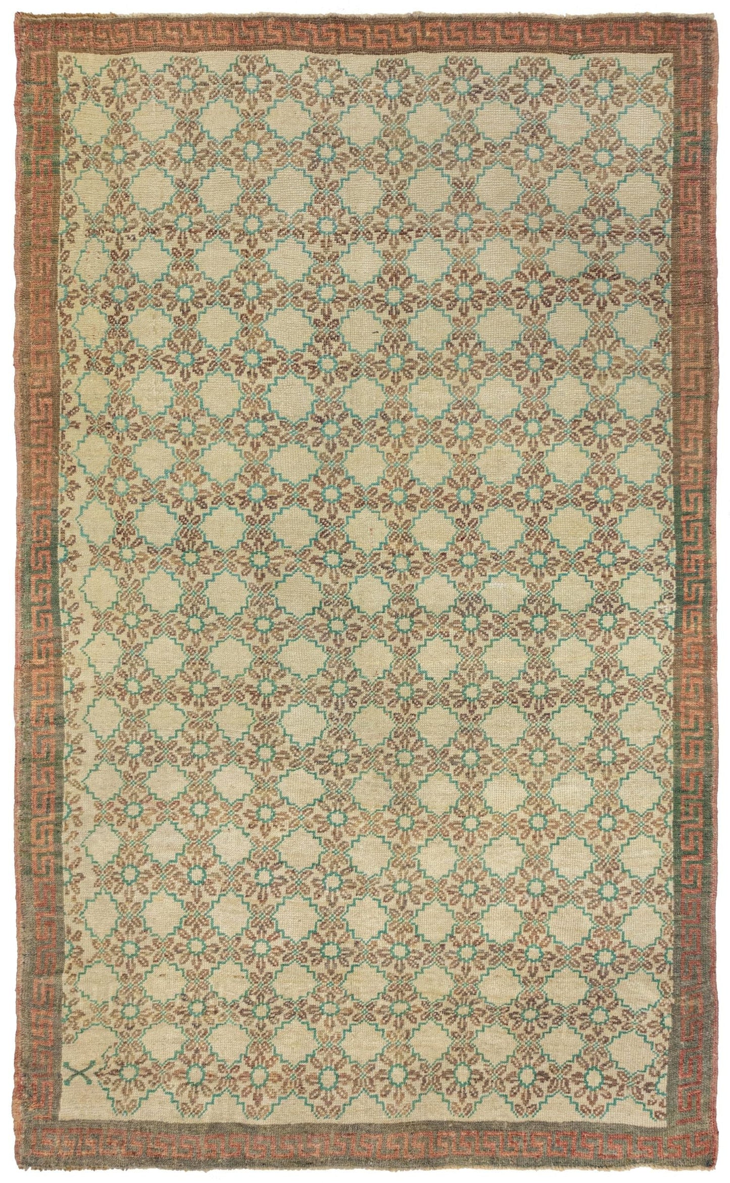 Vintage Anatolian Handwoven Tribal Rug
