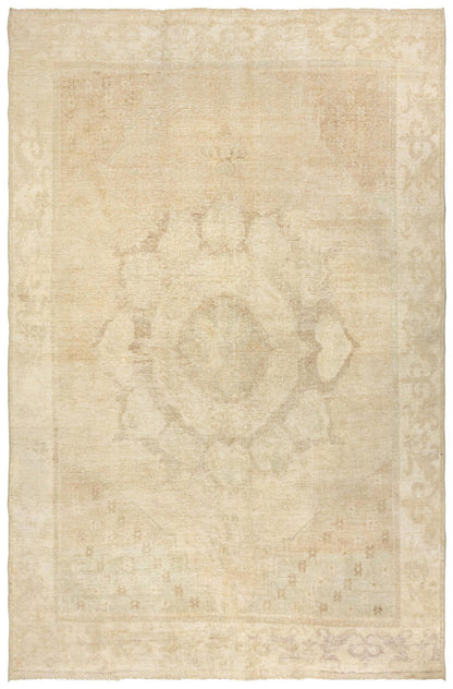 Vintage Anatolian Handwoven Tribal Rug