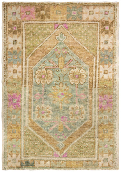 Vintage Anatolian Handwoven Tribal Rug