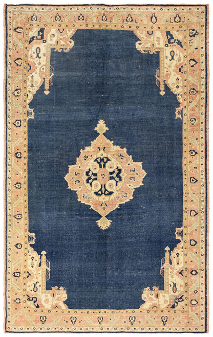 Vintage Anatolian Handwoven Tribal Rug