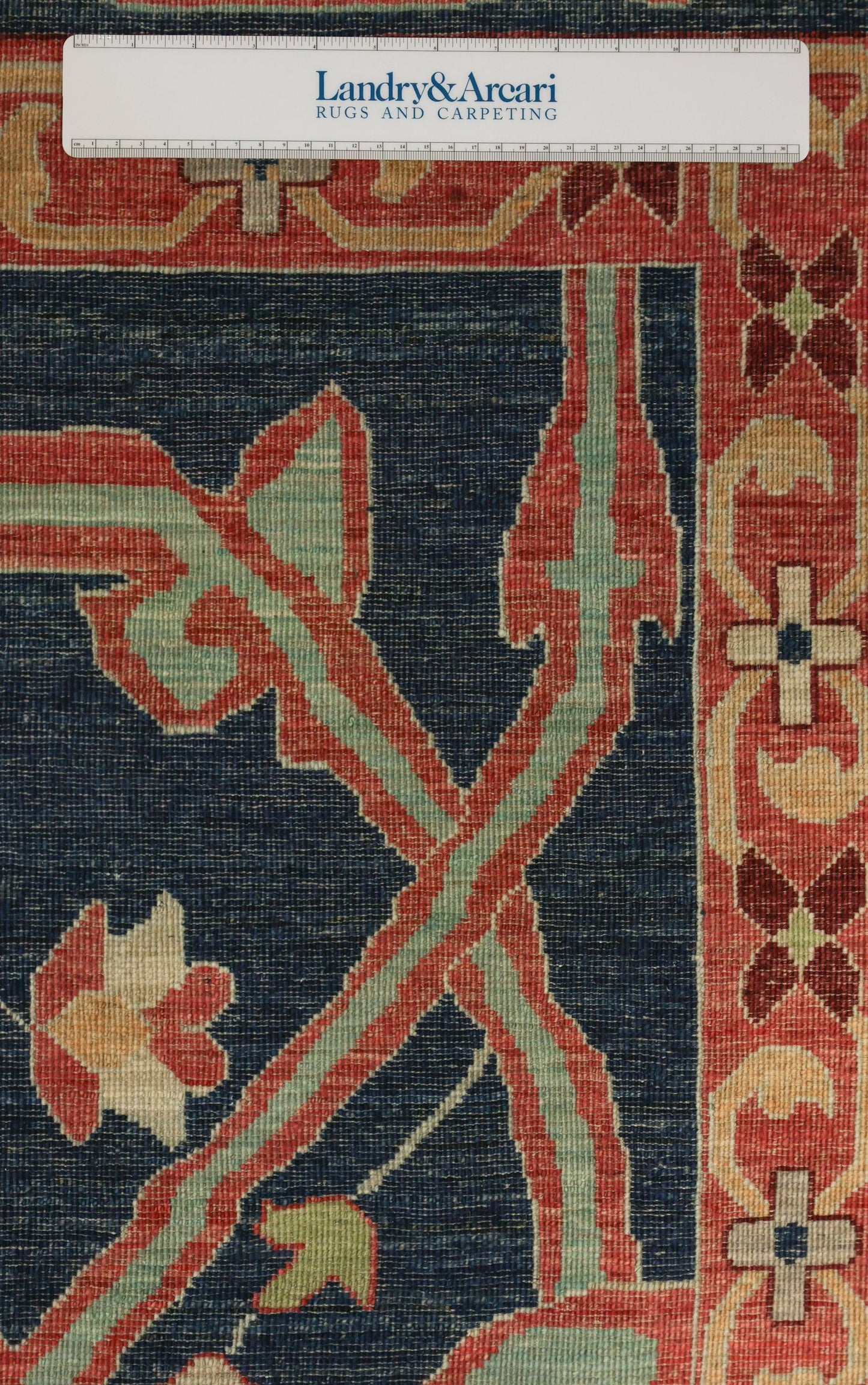 Arabesque Handwoven Tribal Rug, J74802