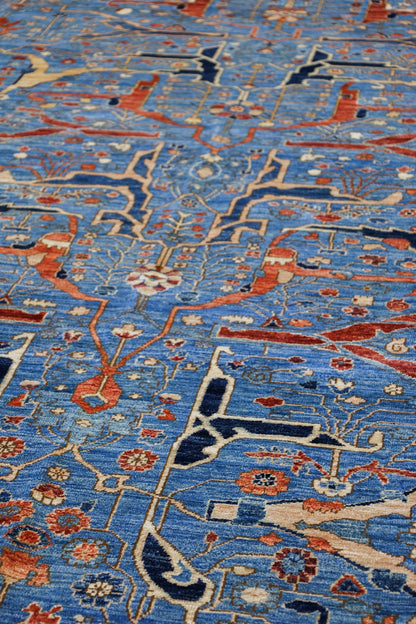 Arabesque Handwoven Tribal Rug, J80291