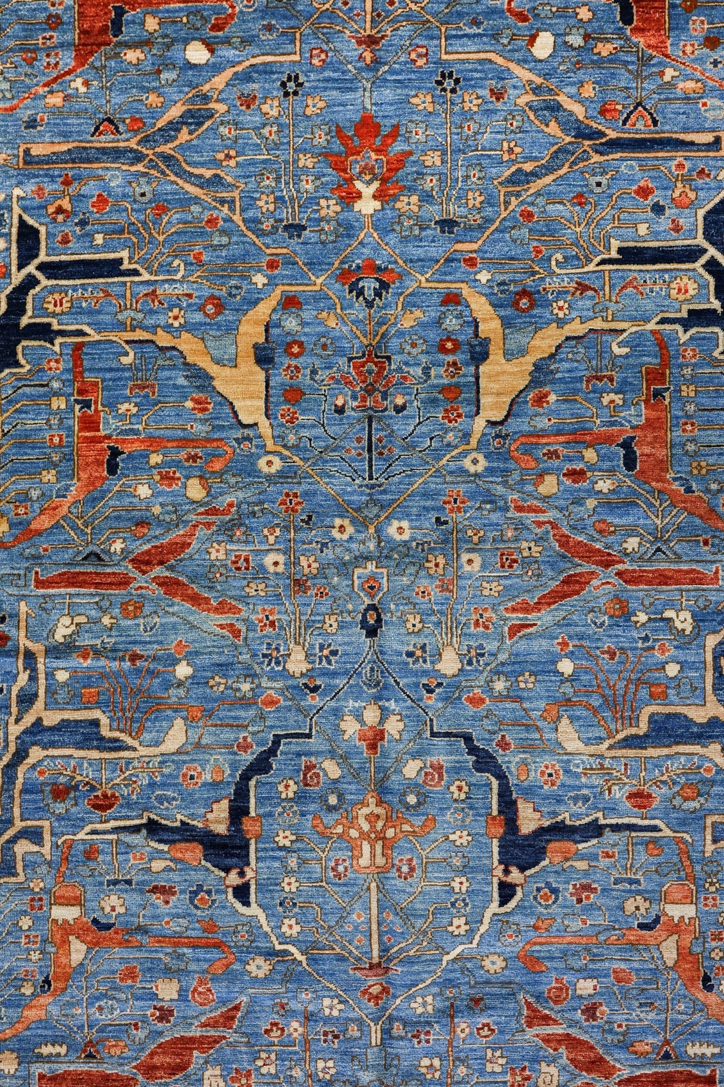 Arabesque Handwoven Tribal Rug, J80291