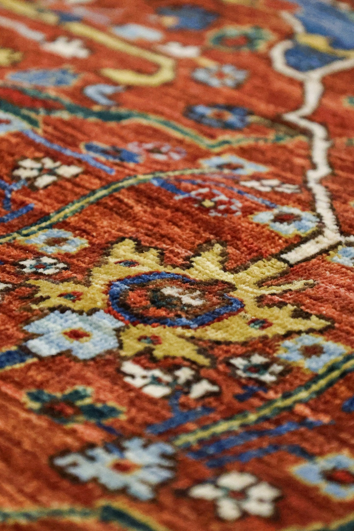 Arabesque Bijar Handwoven Tribal Rug, J81395