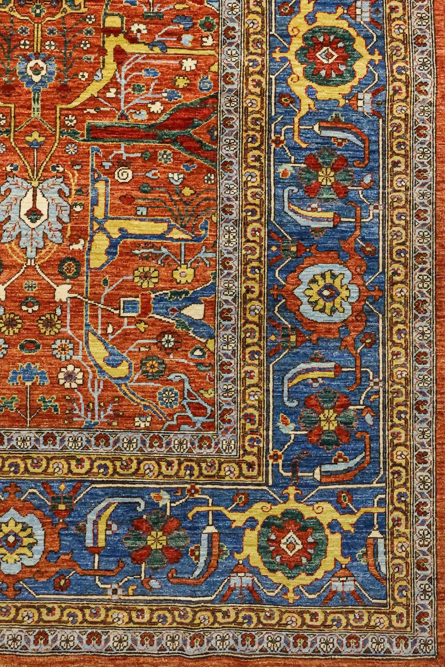 Arabesque Bijar Handwoven Tribal Rug, J81395