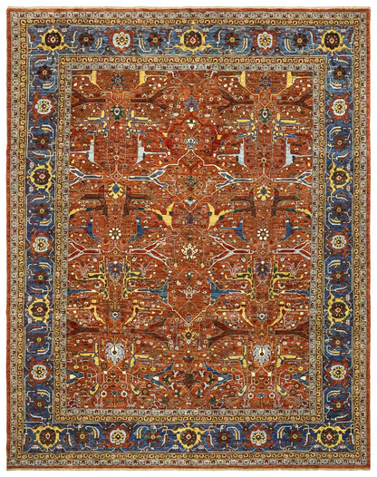 Arabesque Bijar Handwoven Tribal Rug