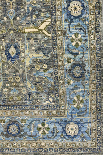Arabesque Bijar Handwoven Tribal Rug, J81402