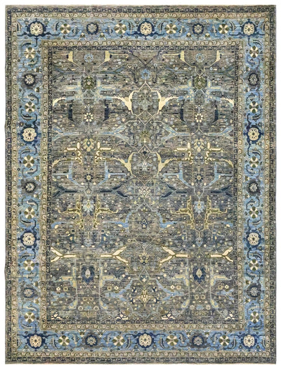 Arabesque Bijar Handwoven Tribal Rug