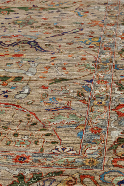 Arabesque Bijar Handwoven Tribal Rug, J81414