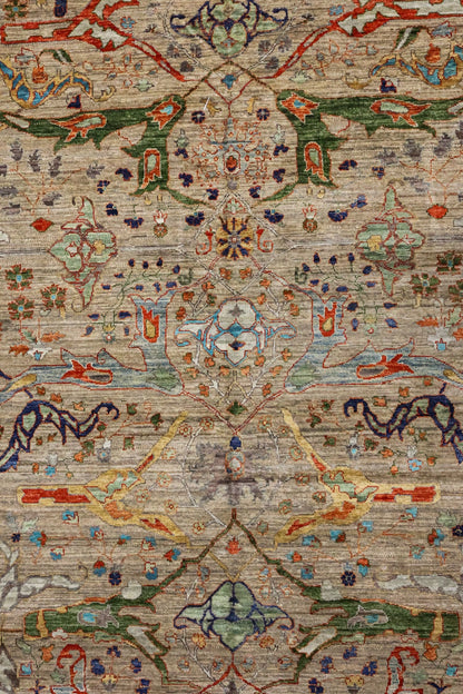 Arabesque Bijar Handwoven Tribal Rug, J81414