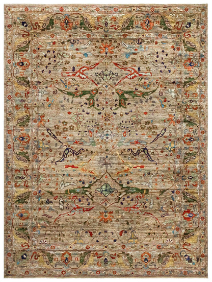 Arabesque Bijar Handwoven Tribal Rug