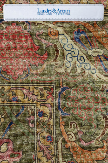 Arabesque Bijar Handwoven Tribal Rug, J81417