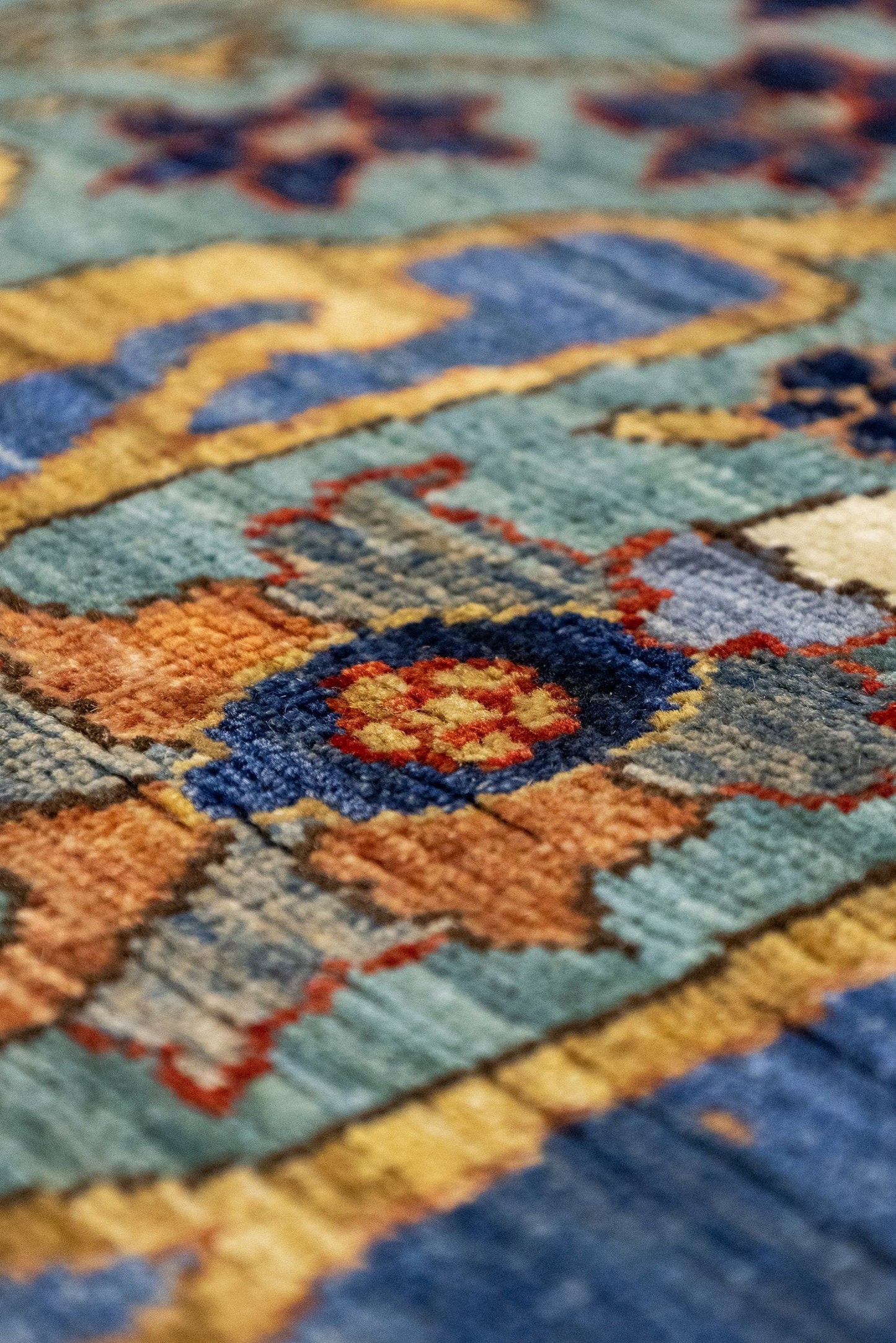 Arabesque Bijar Handwoven Tribal Rug, J86004