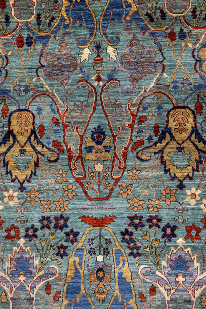 Arabesque Bijar Handwoven Tribal Rug, J86004