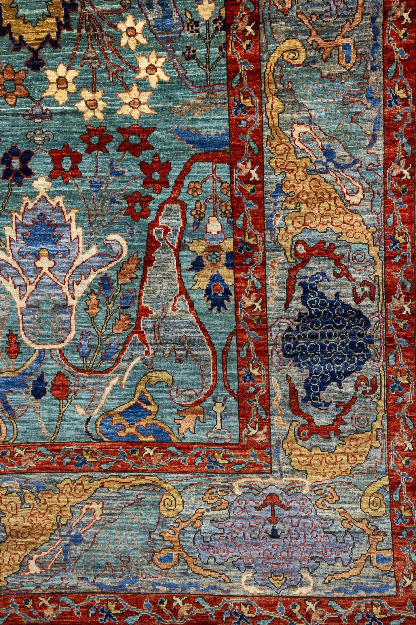 Arabesque Bijar Handwoven Tribal Rug, J86004