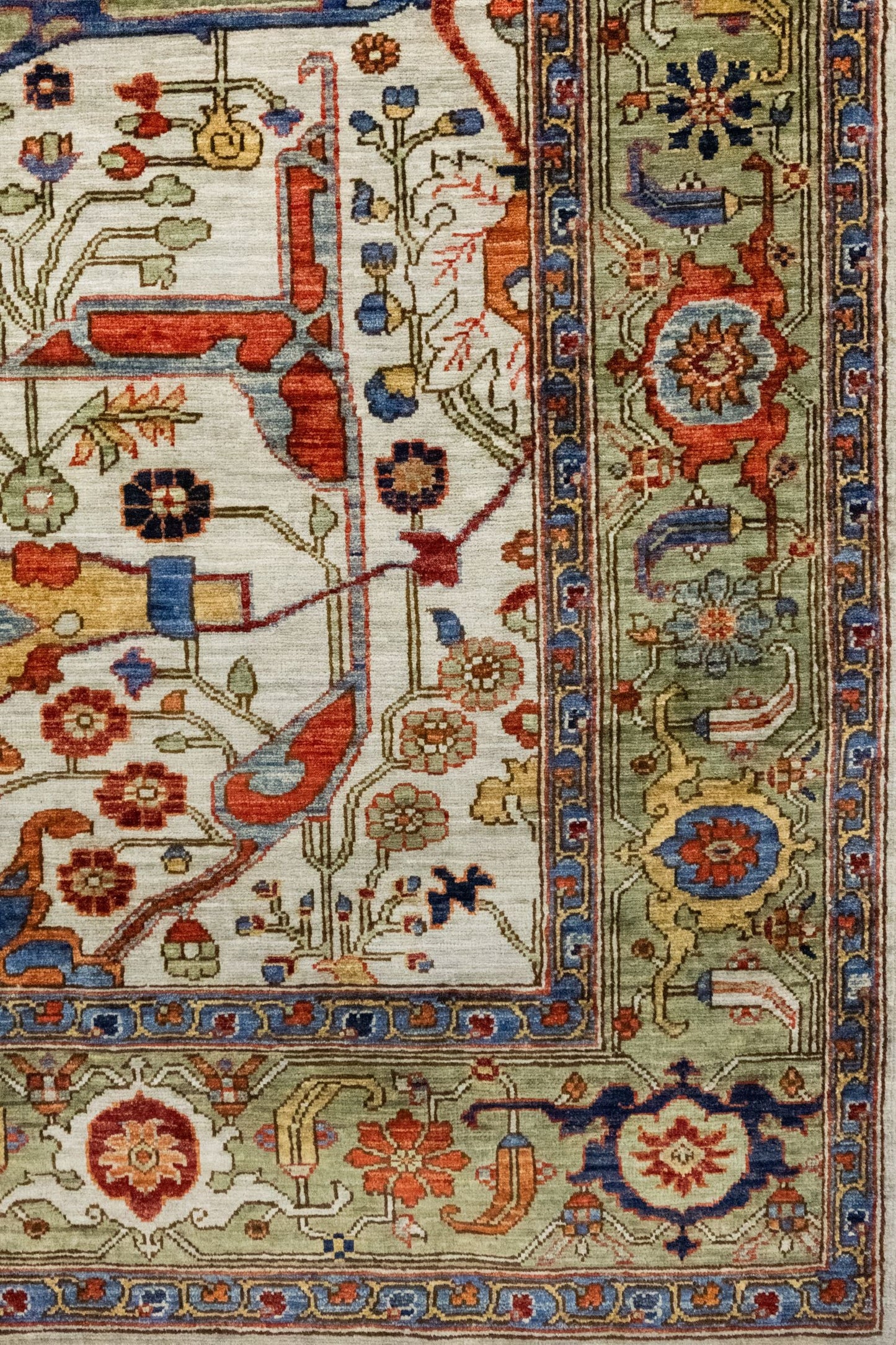 Arabesque Bijar Handwoven Tribal Rug, J86012
