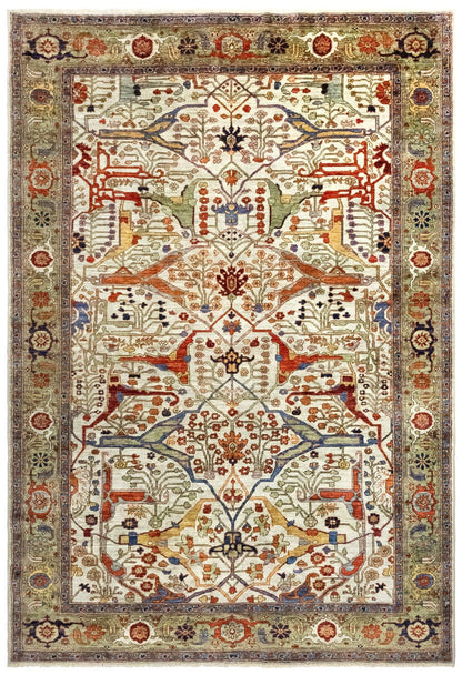 Arabesque Bijar Handwoven Tribal Rug