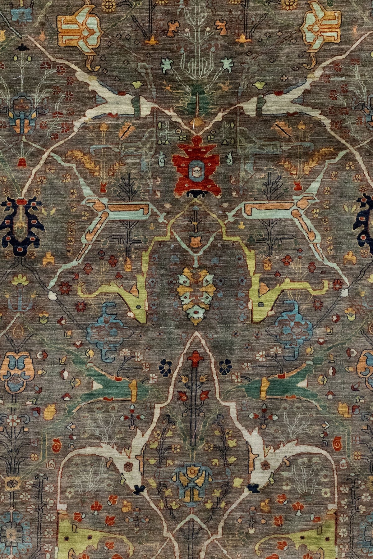 Arabesque Bijar Handwoven Tribal Rug, J86018
