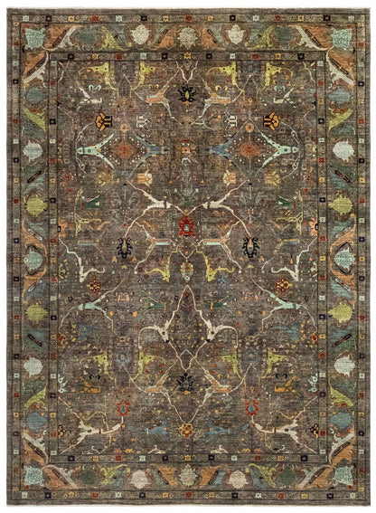 Arabesque Bijar Handwoven Tribal Rug
