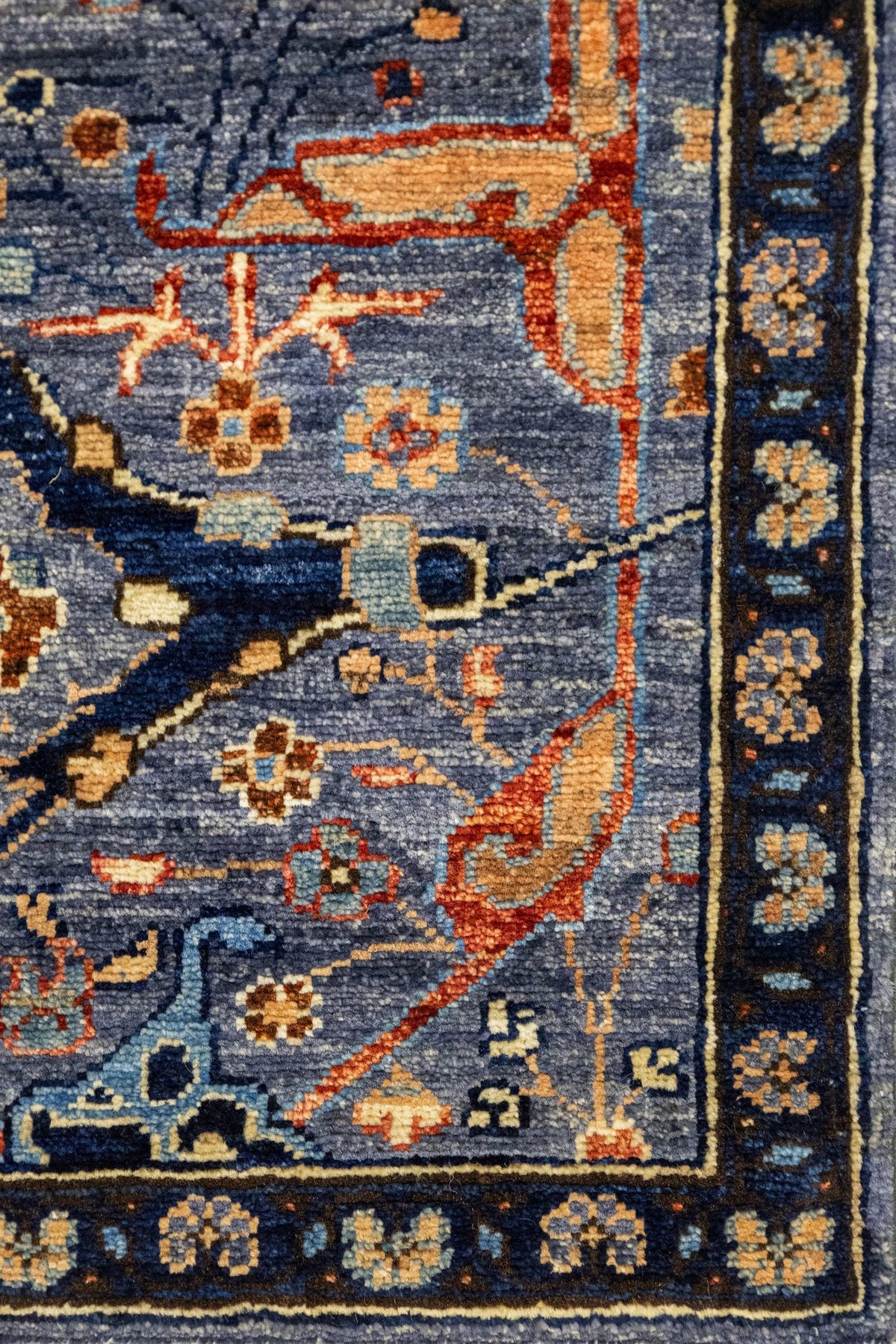 Arabesque Bijar Handwoven Tribal Rug, J86210