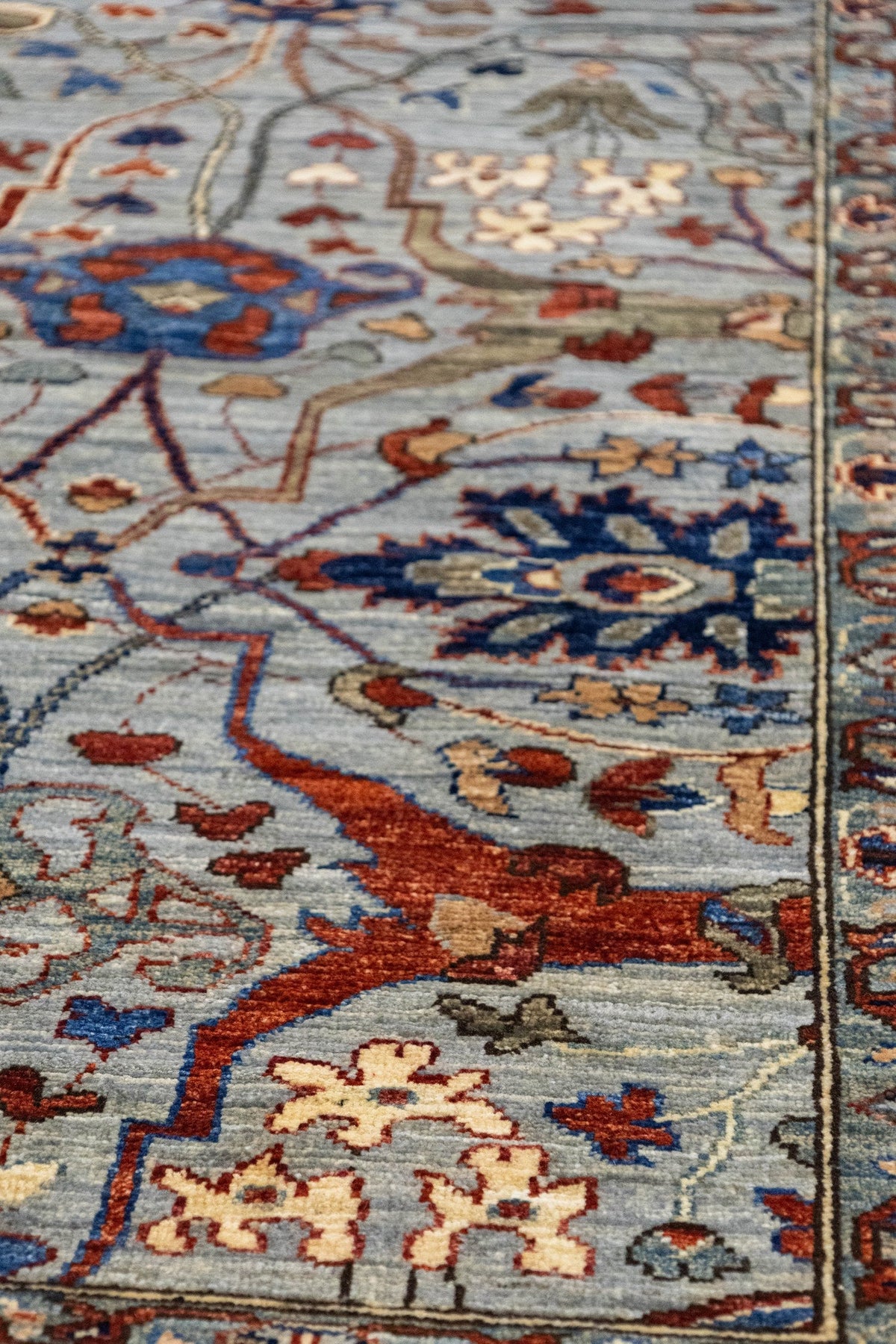 Arabesque Bijar Handwoven Tribal Rug, J86219
